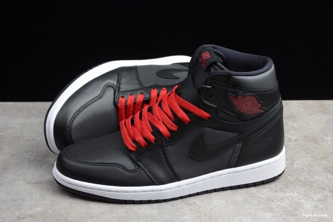 HYPE OG 555088-060 Black Retro High 1 Jordan Air Satin 0801